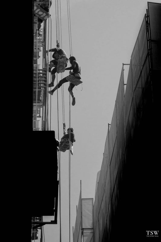Bangkok Window Cleaners - The Story Wall -
