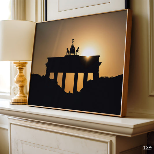 Brandenburg Gate Sunset, Berlin - The Story Wall -