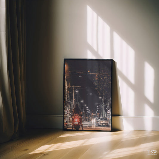 Chiang Mai Night Road - The Story Wall -