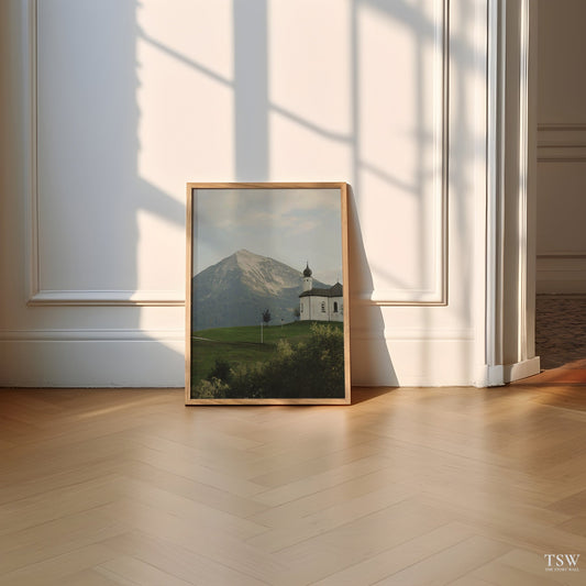 Church in the Tirol Alps - The Story Wall -