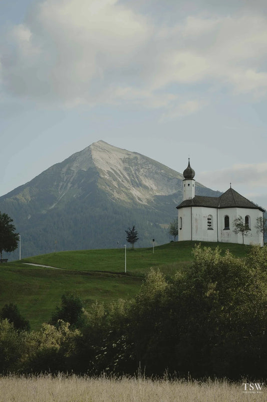 Church in the Tirol Alps - The Story Wall -