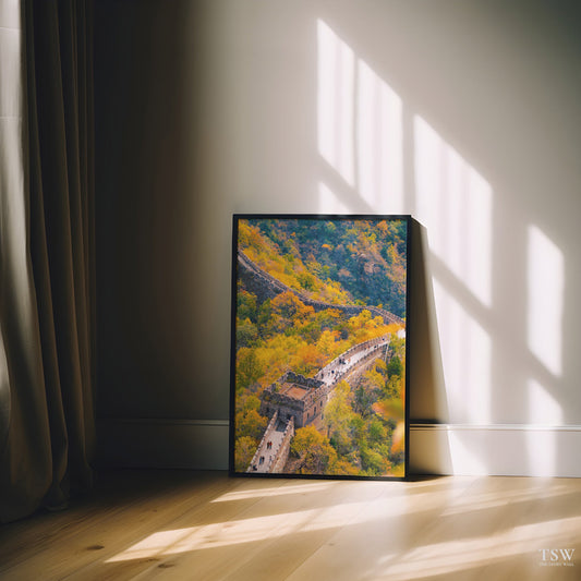 Great Wall of China in Autumn - The Story Wall -