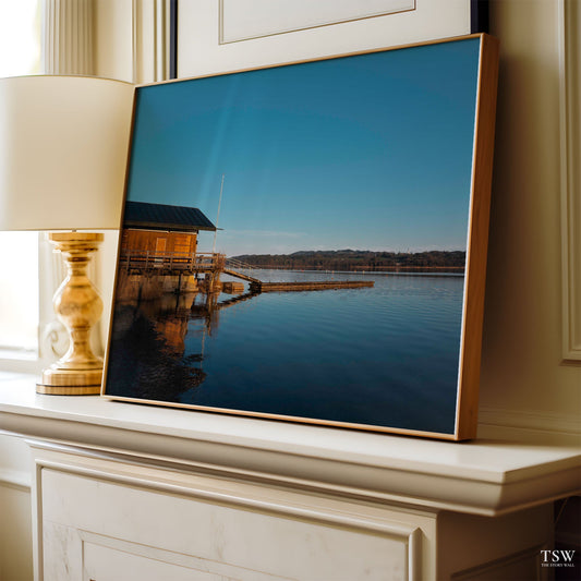 Simsee Pier, Bavaria - The Story Wall -