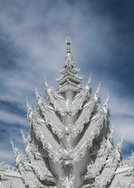 White Temple, Chiang Rai - The Story Wall -