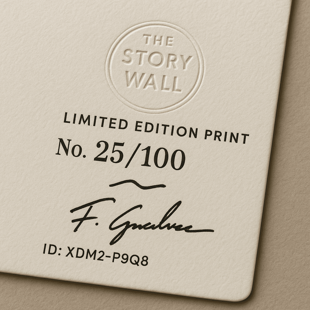 Why Signed & Exclusive Photography Prints Are the Ultimate Gift - The Story Wall