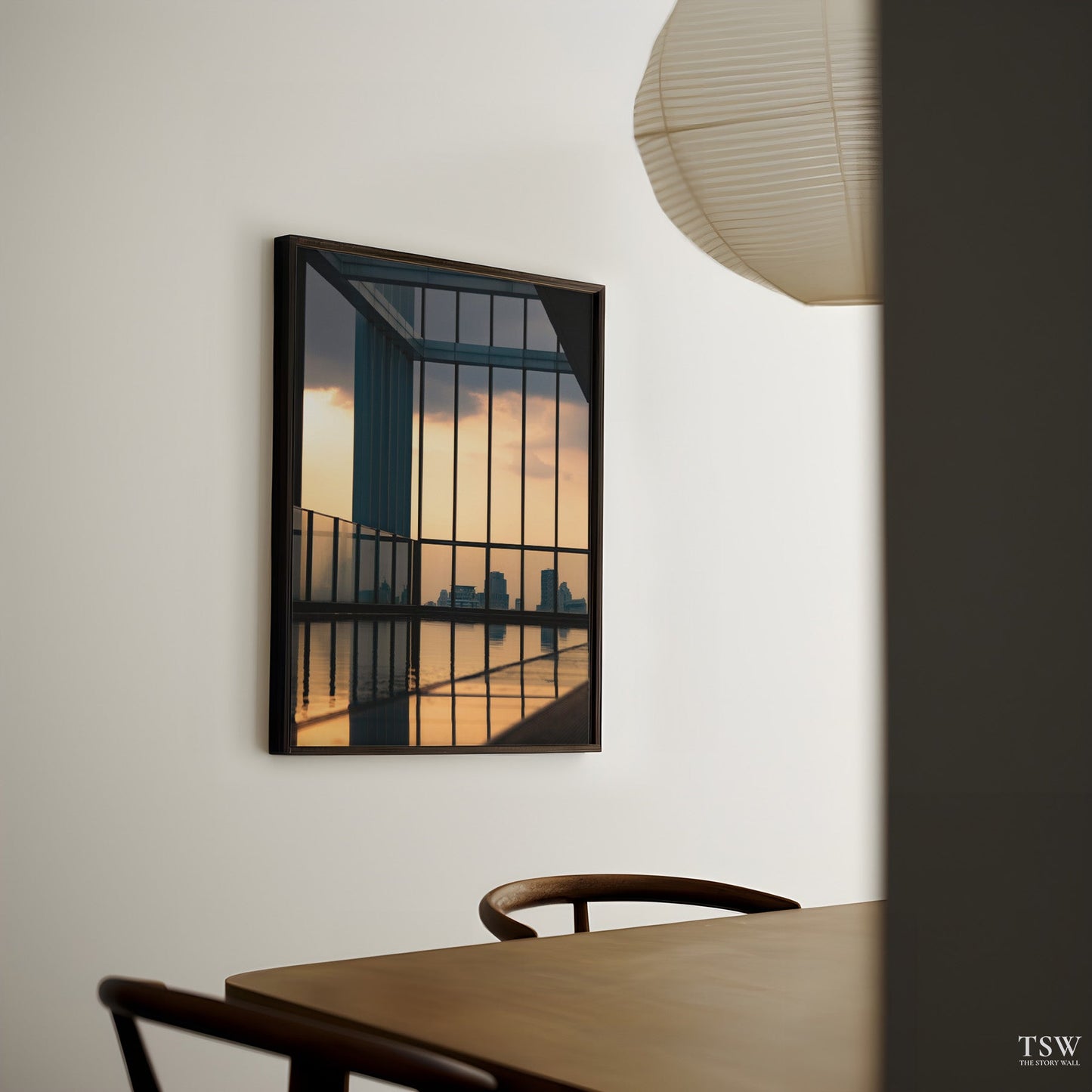 Bangkok Rooftop Sunset - The Story Wall - 