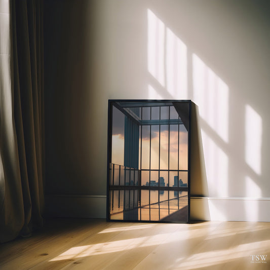 Bangkok Rooftop Sunset - The Story Wall - 