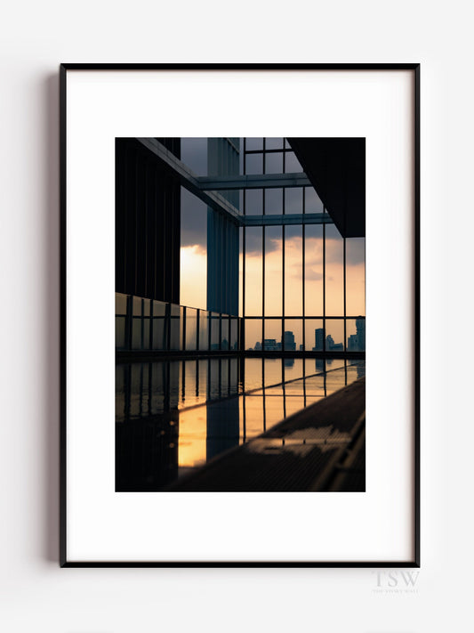 Bangkok Rooftop Sunset - The Story Wall - 