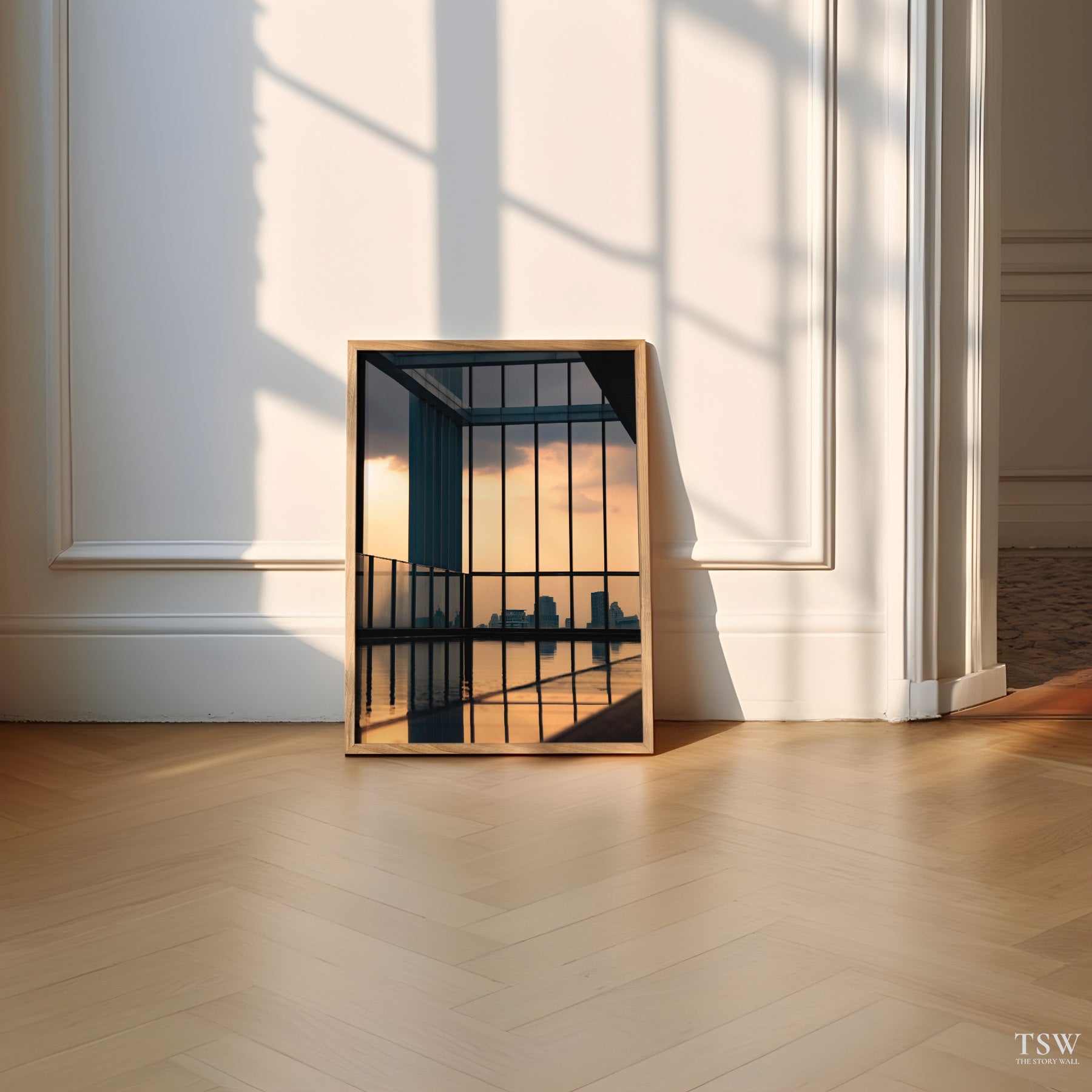 Bangkok Rooftop Sunset - The Story Wall - 