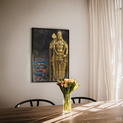 Batu Caves Buddha, Kuala Lumpur - The Story Wall - 