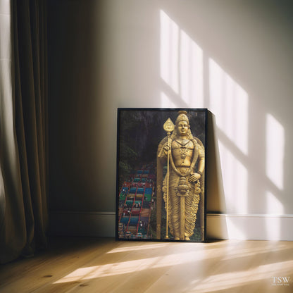 Batu Caves Buddha, Kuala Lumpur - The Story Wall - 