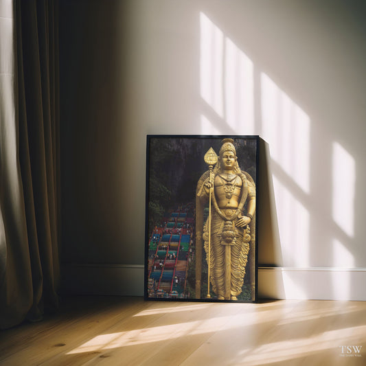 Batu Caves Buddha, Kuala Lumpur - The Story Wall - 