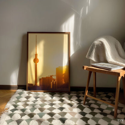 Berlin at Golden Hour - The Story Wall - 