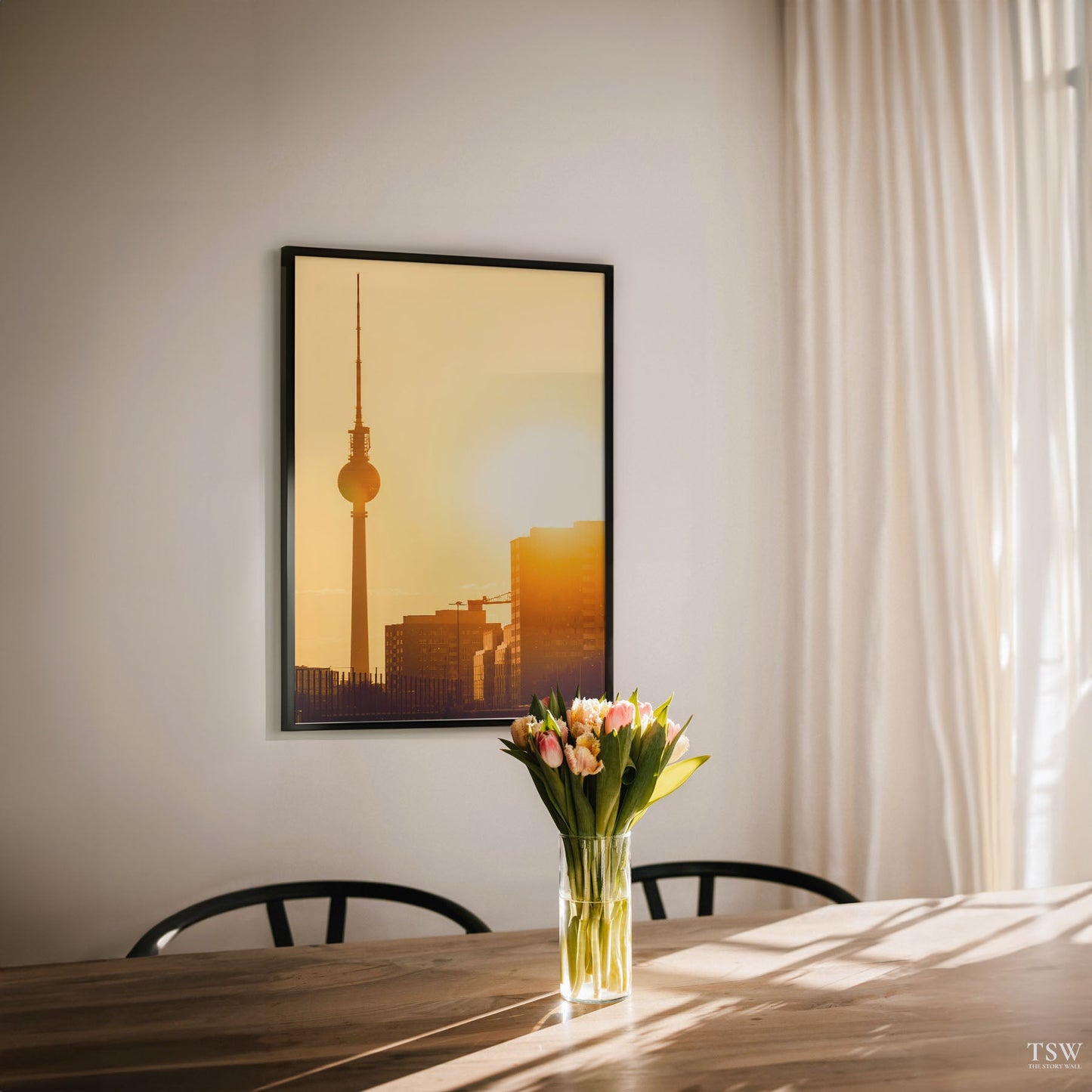 Berlin at Golden Hour - The Story Wall - 