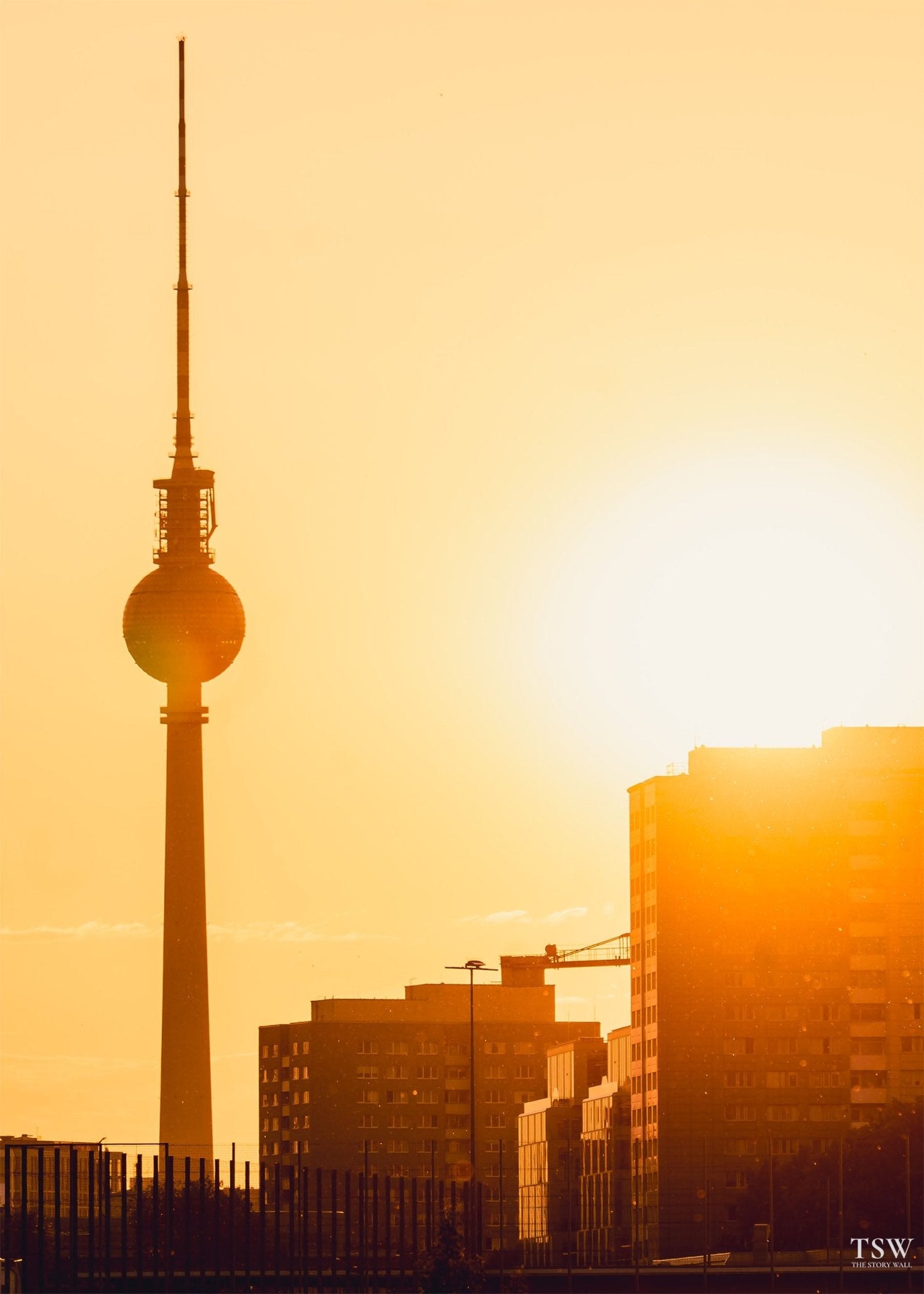 Berlin at Golden Hour - The Story Wall - 
