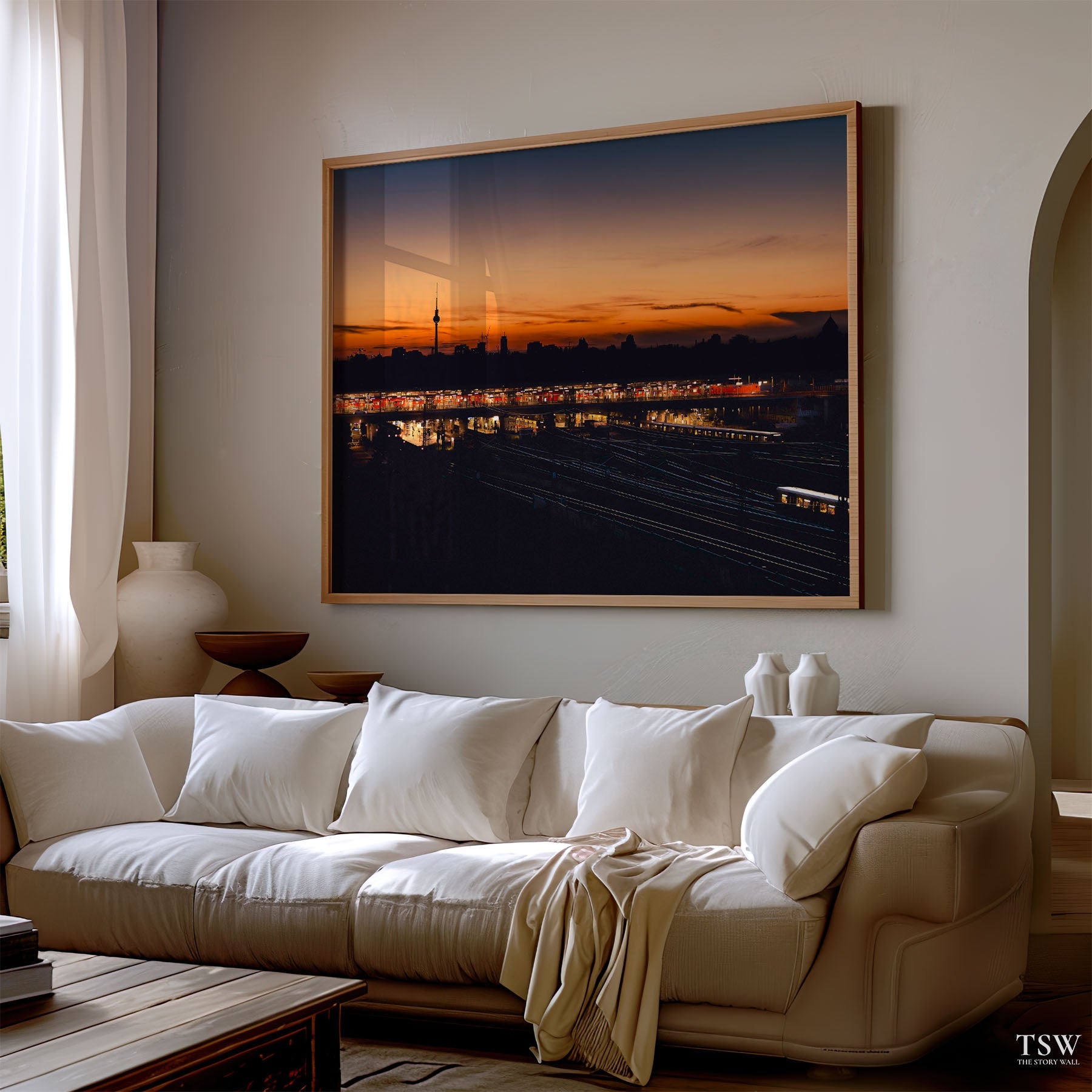 Berlin Blue Hour Tracks - The Story Wall - 