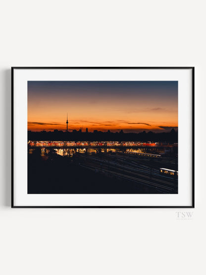 Berlin Blue Hour Tracks - The Story Wall - 