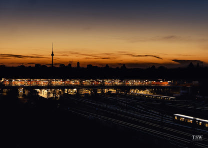 Berlin Blue Hour Tracks - The Story Wall - 