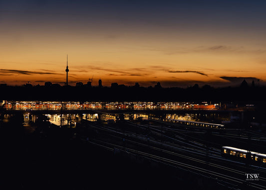 Berlin Blue Hour Tracks - The Story Wall - 