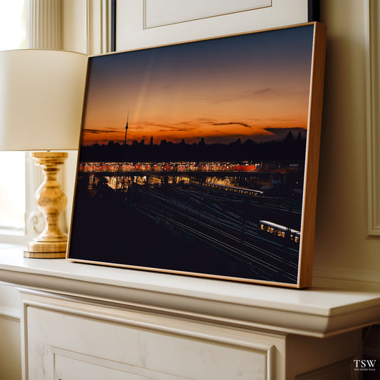 Berlin Blue Hour Tracks - The Story Wall - 