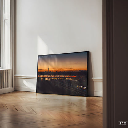 Berlin Blue Hour Tracks - The Story Wall - 