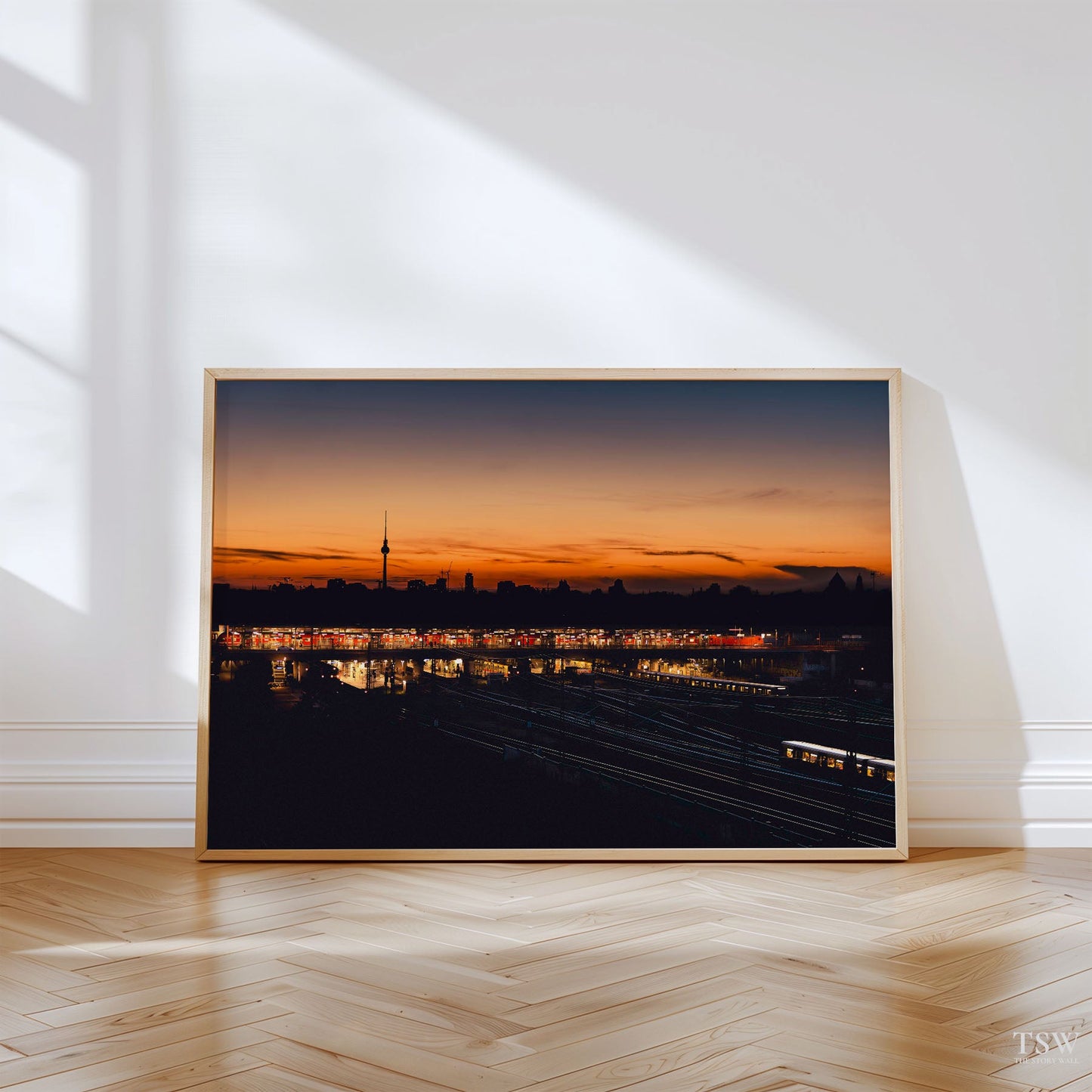 Berlin Blue Hour Tracks - The Story Wall - 