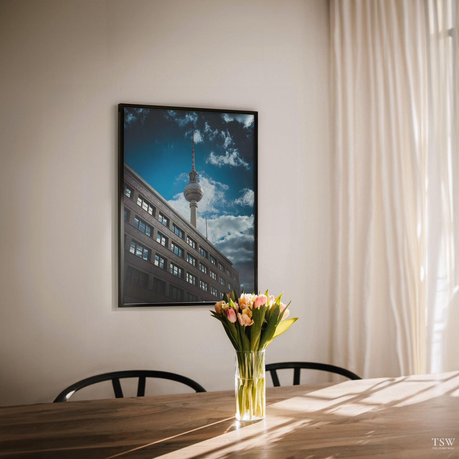 Berlin Summer Sky - The Story Wall - 