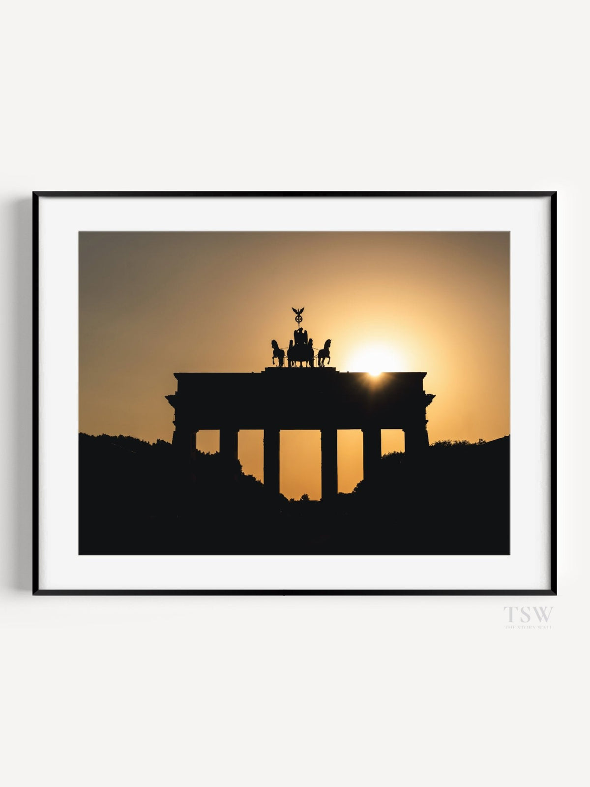Brandenburg Gate Sunset, Berlin - The Story Wall - 