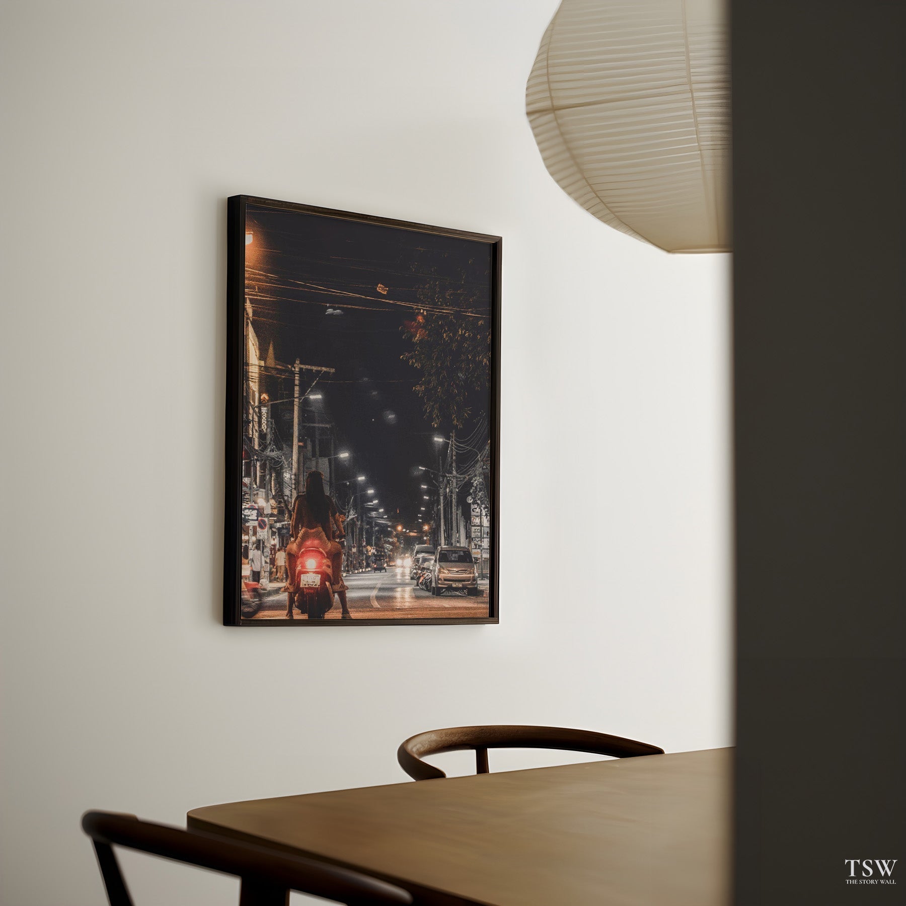 Chiang Mai Night Road - The Story Wall - 