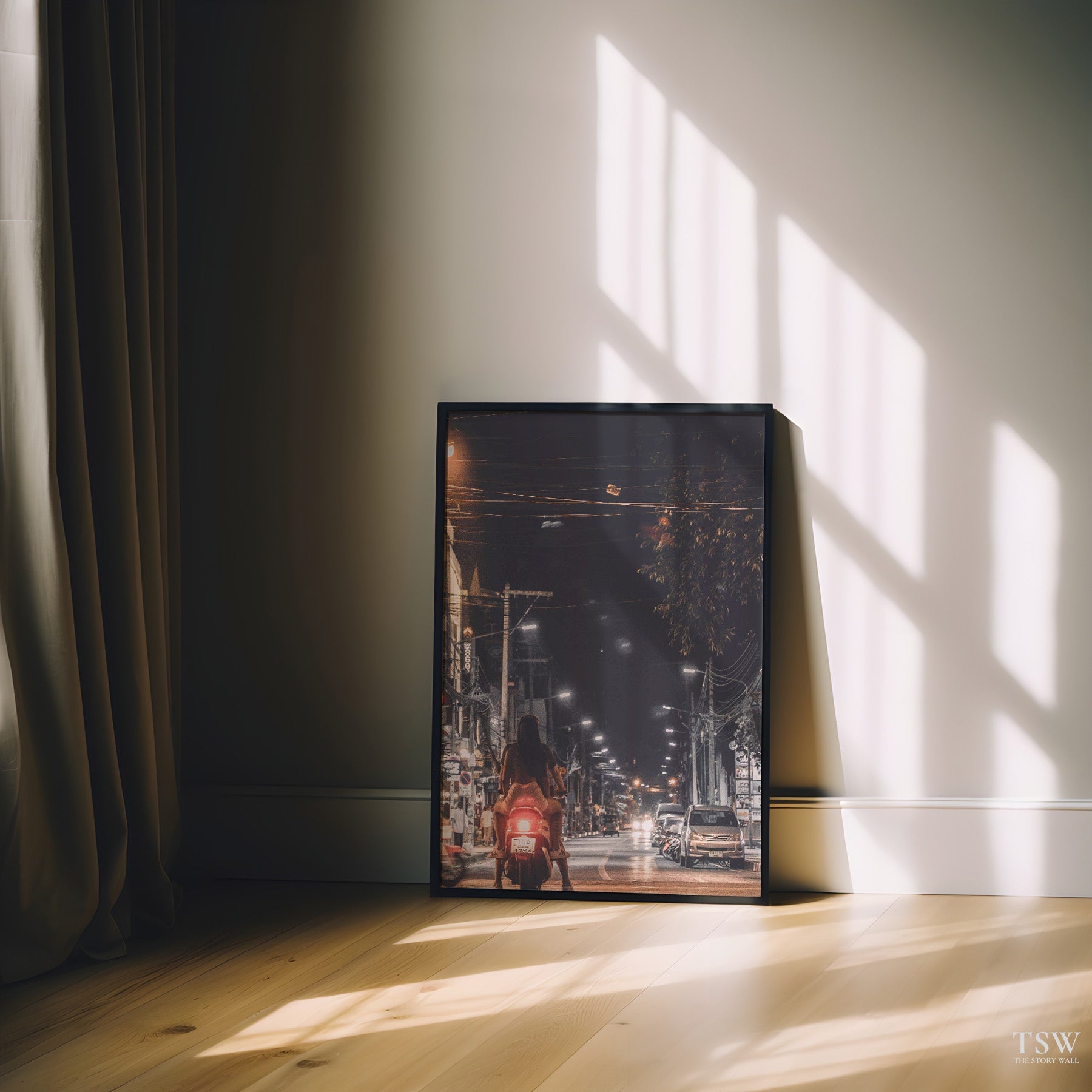 Chiang Mai Night Road - The Story Wall - 