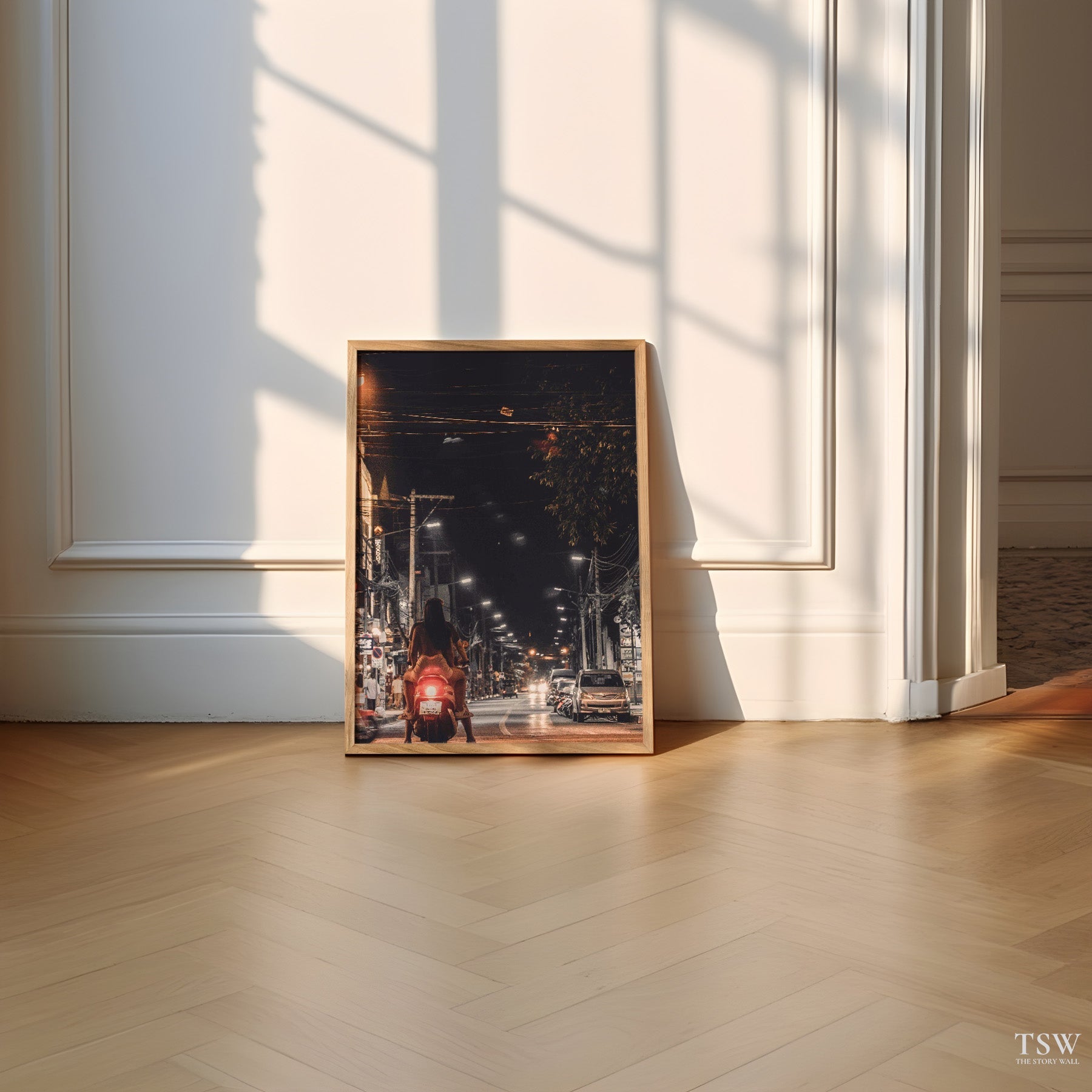 Chiang Mai Night Road - The Story Wall - 