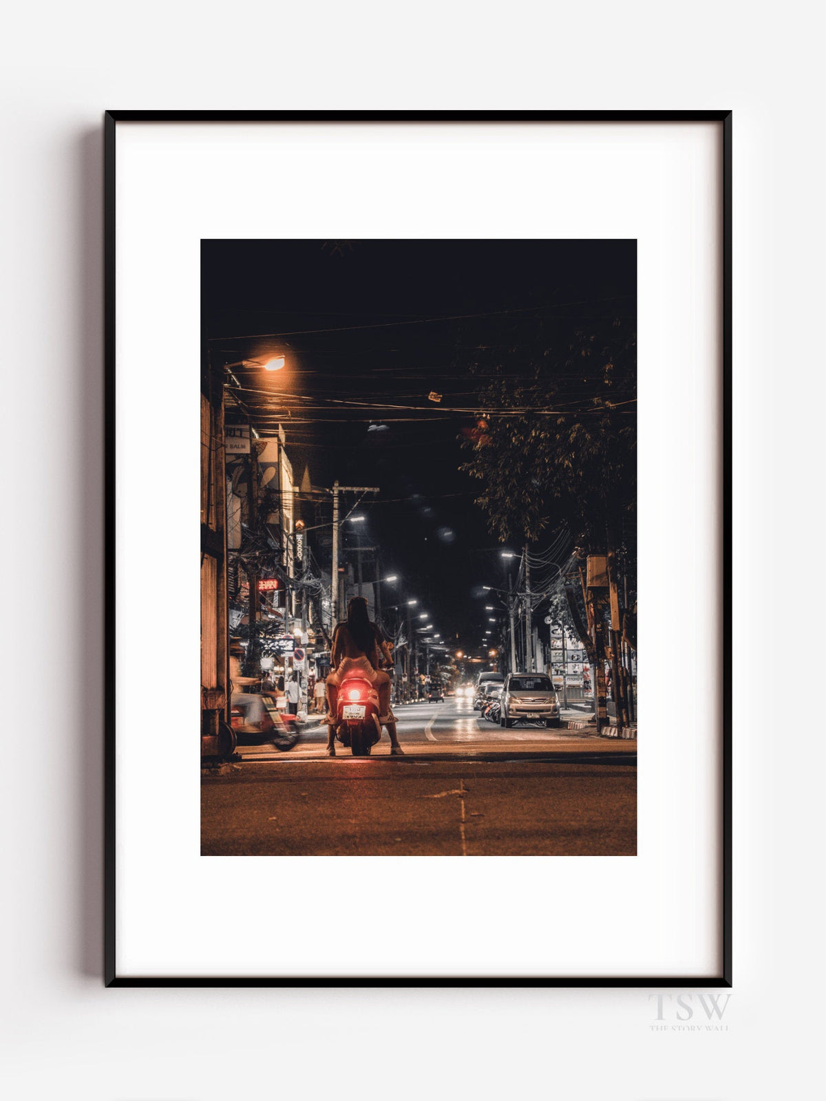 Chiang Mai Night Road - The Story Wall - 