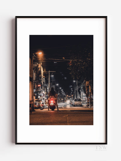 Chiang Mai Night Road - The Story Wall - 