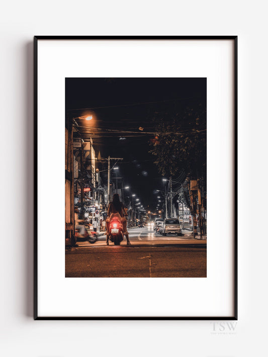 Chiang Mai Night Road - The Story Wall - 