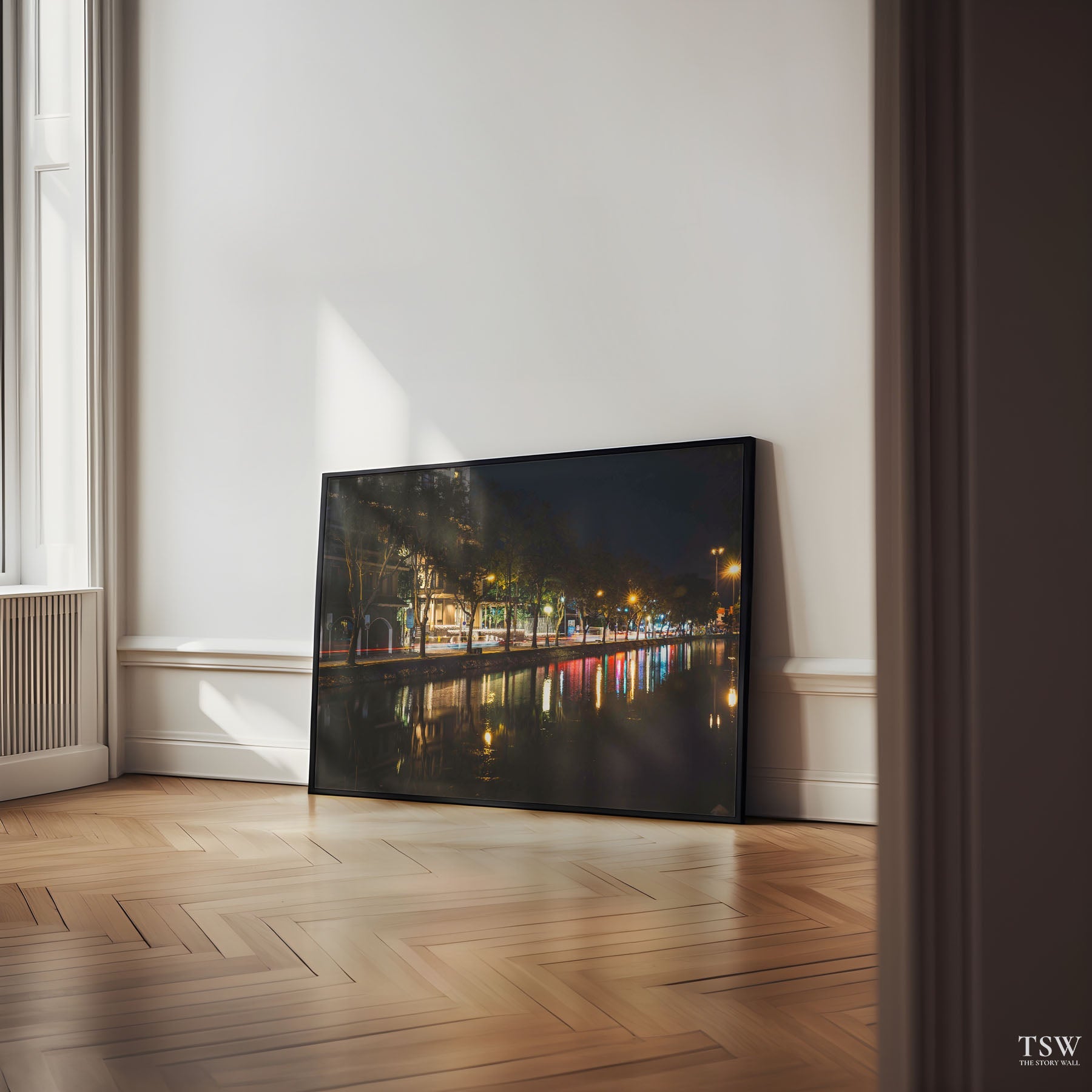 Chiang Mai River Reflections - The Story Wall - 