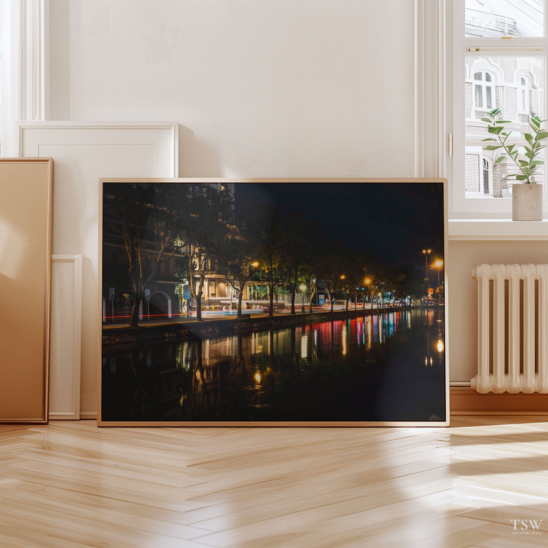 Chiang Mai River Reflections - The Story Wall - 