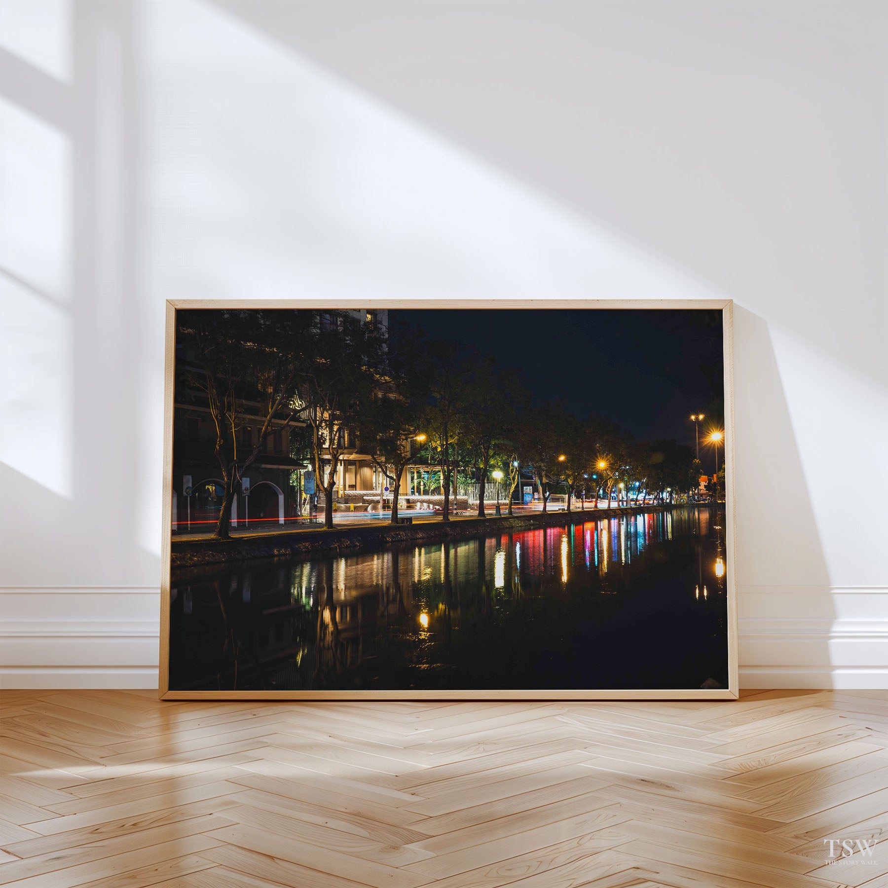 Chiang Mai River Reflections - The Story Wall - 