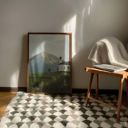 Church in the Tirol Alps - The Story Wall - 