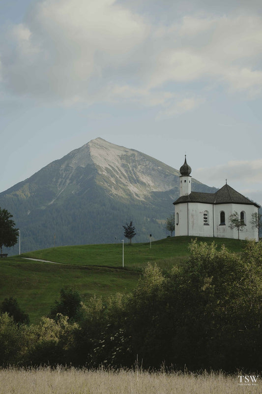 Church in the Tirol Alps - The Story Wall - 