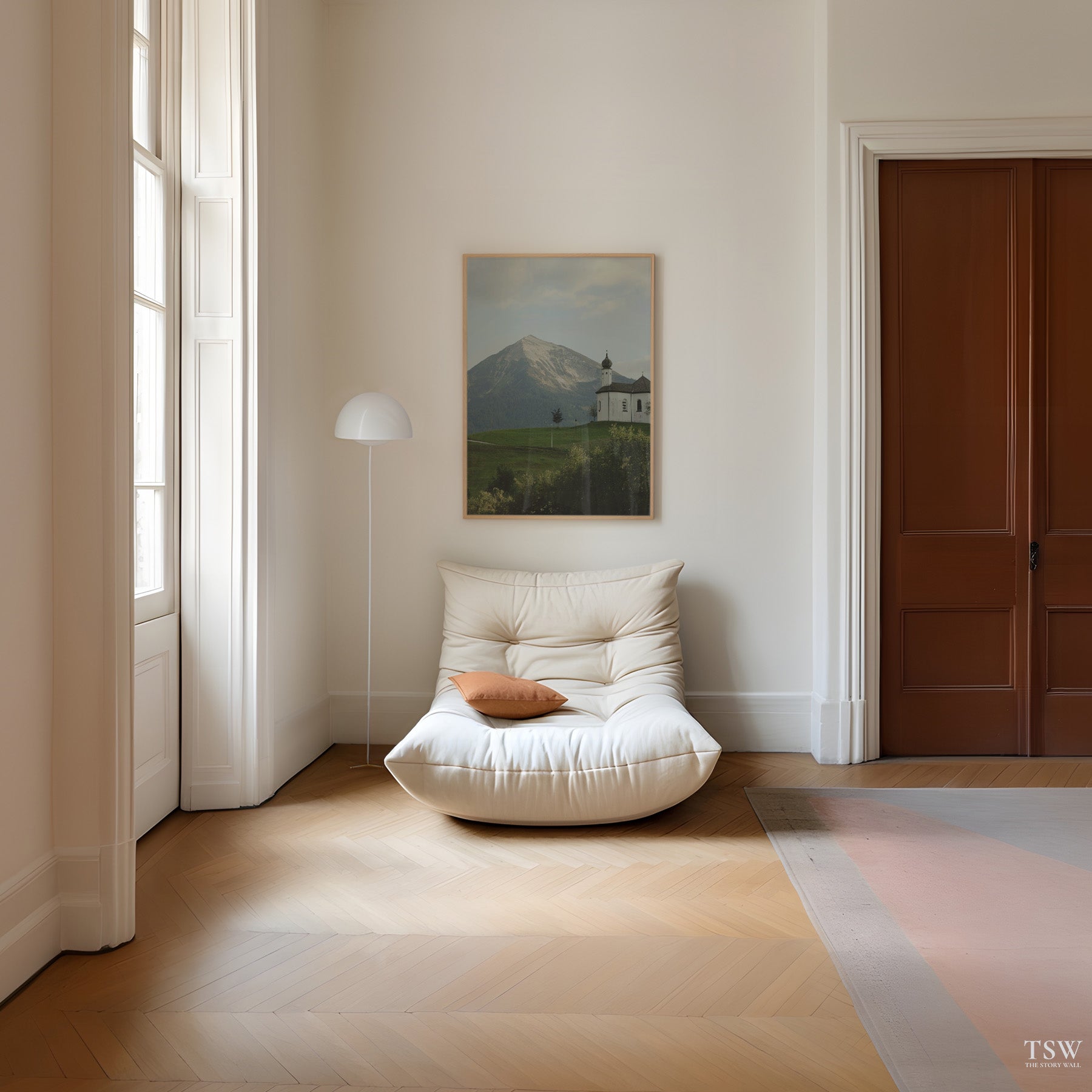 Church in the Tirol Alps - The Story Wall - 