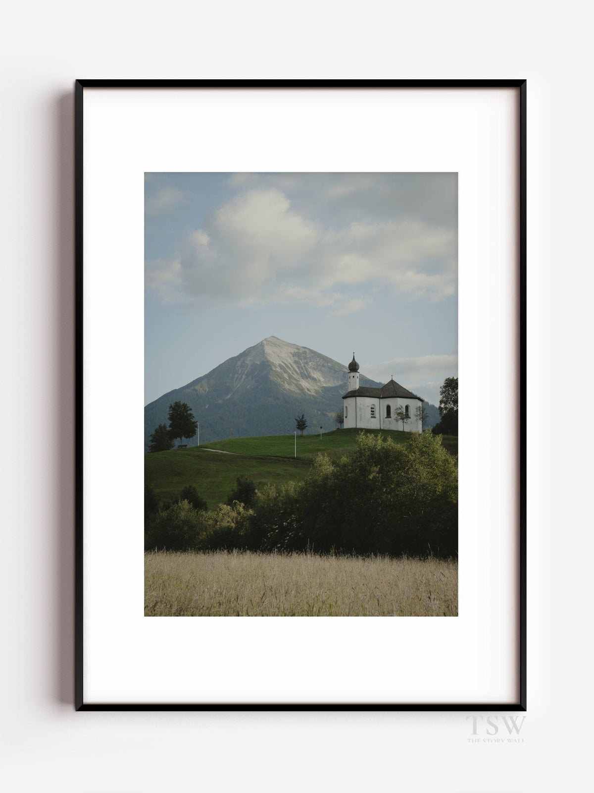 Church in the Tirol Alps - The Story Wall - 