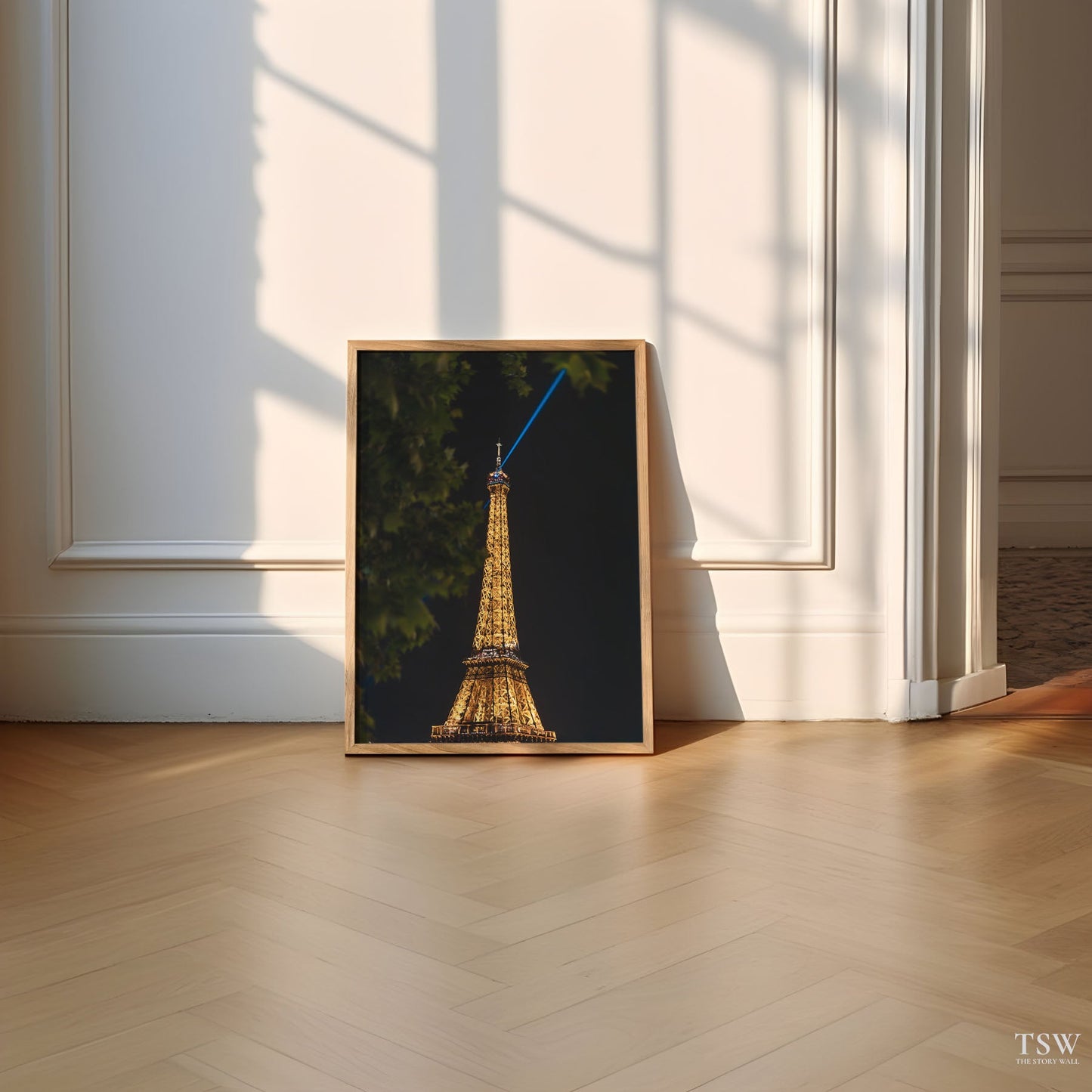 Eiffel Tower Blue Beam, Paris - The Story Wall - 