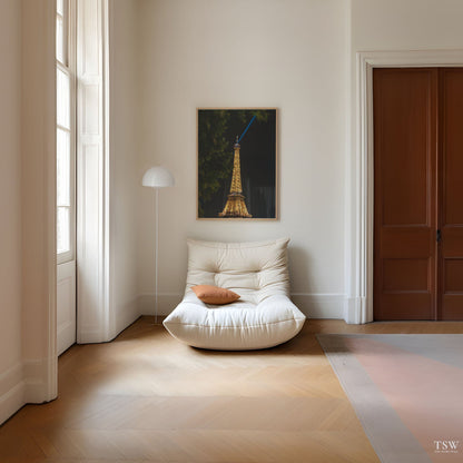 Eiffel Tower Blue Beam, Paris - The Story Wall - 