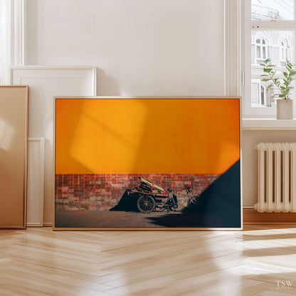 Forbidden City Wall & Bicycle, Beijing - The Story Wall - 