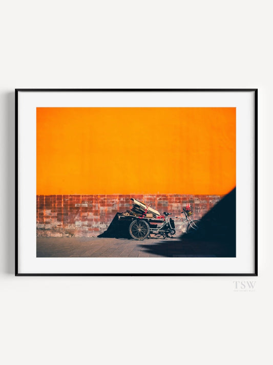 Forbidden City Wall & Bicycle, Beijing - The Story Wall - 