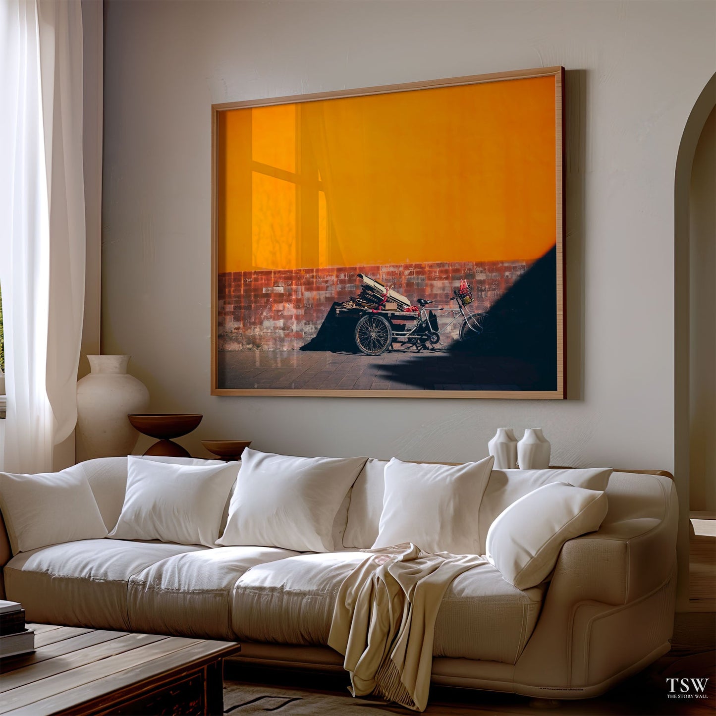 Forbidden City Wall & Bicycle, Beijing - The Story Wall - 