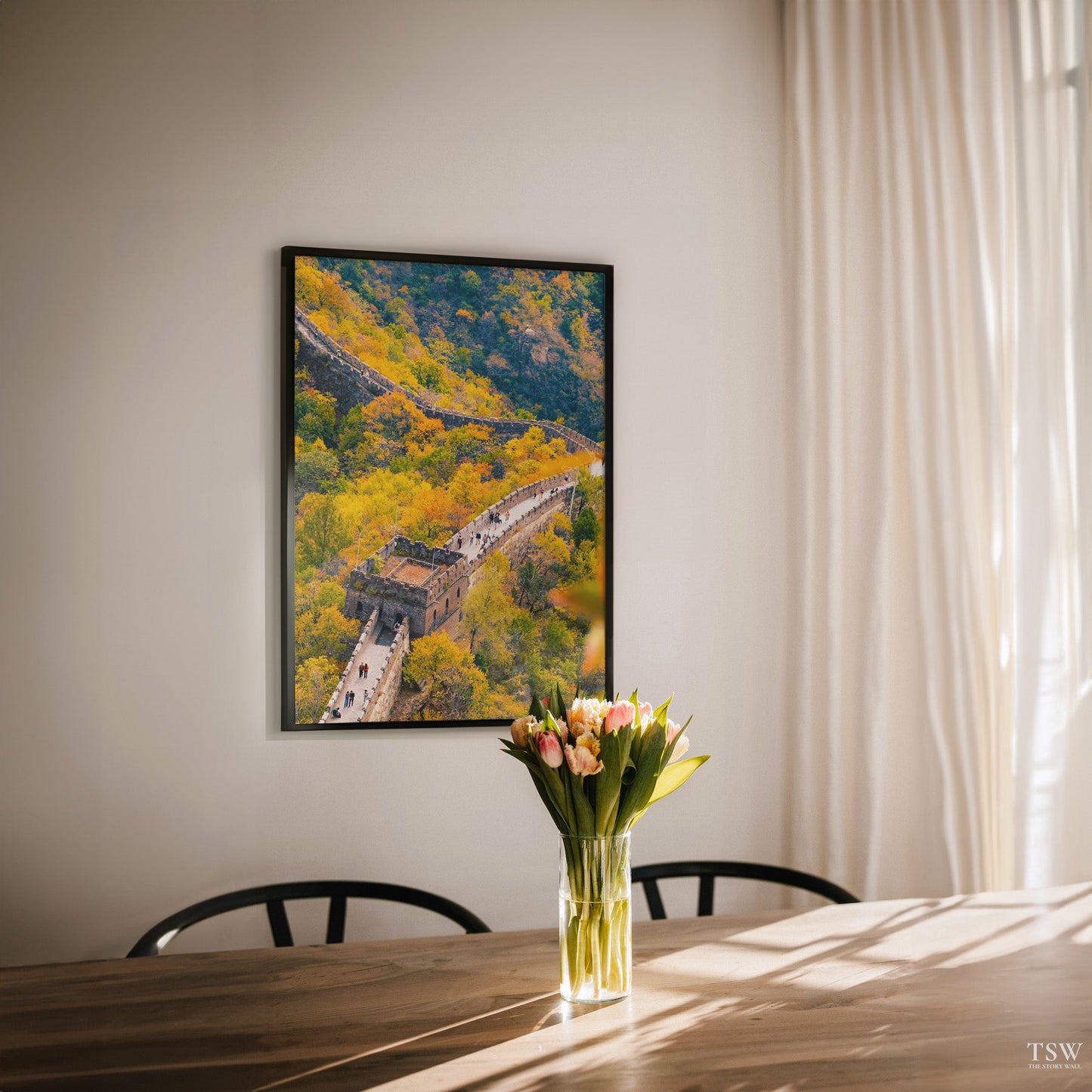 Great Wall of China in Autumn - The Story Wall - 