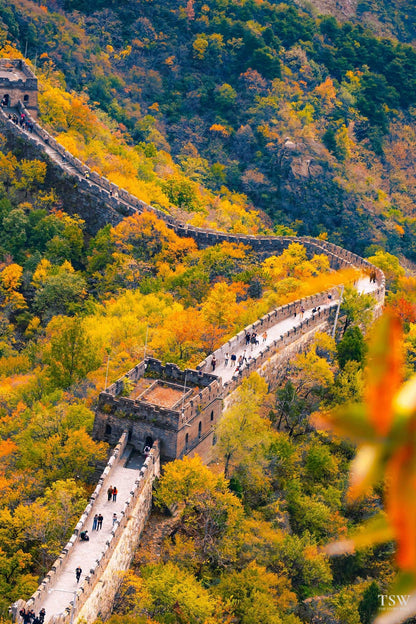 Great Wall of China in Autumn - The Story Wall - 