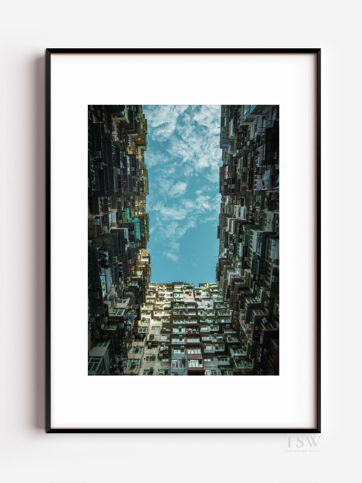Hong Kong Monster Building - The Story Wall - Limited Edition Art Print