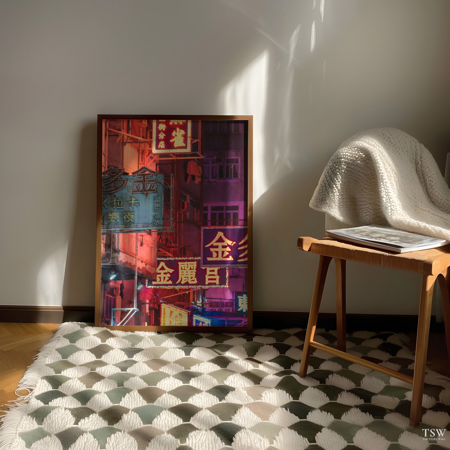 Hong Kong Neon Nights - The Story Wall - 